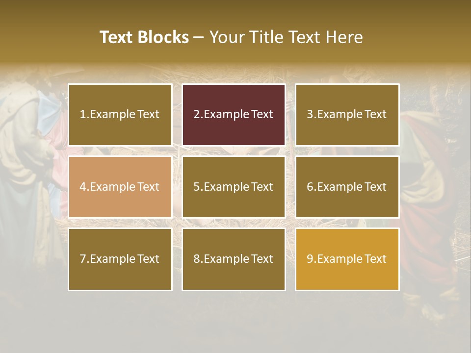 Christ Nativity PowerPoint Template