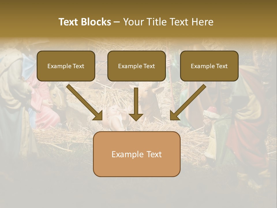 Christ Nativity PowerPoint Template
