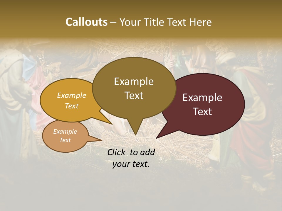 Christ Nativity PowerPoint Template