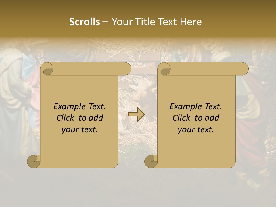 Christ Nativity PowerPoint Template