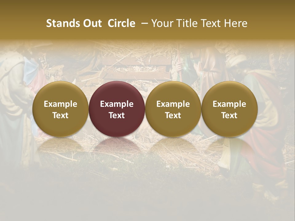 Christ Nativity PowerPoint Template