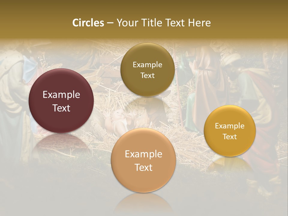 Christ Nativity PowerPoint Template