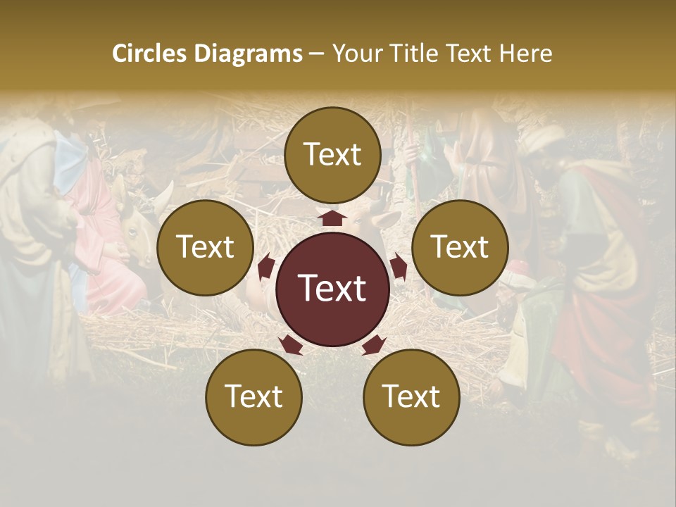 Christ Nativity PowerPoint Template