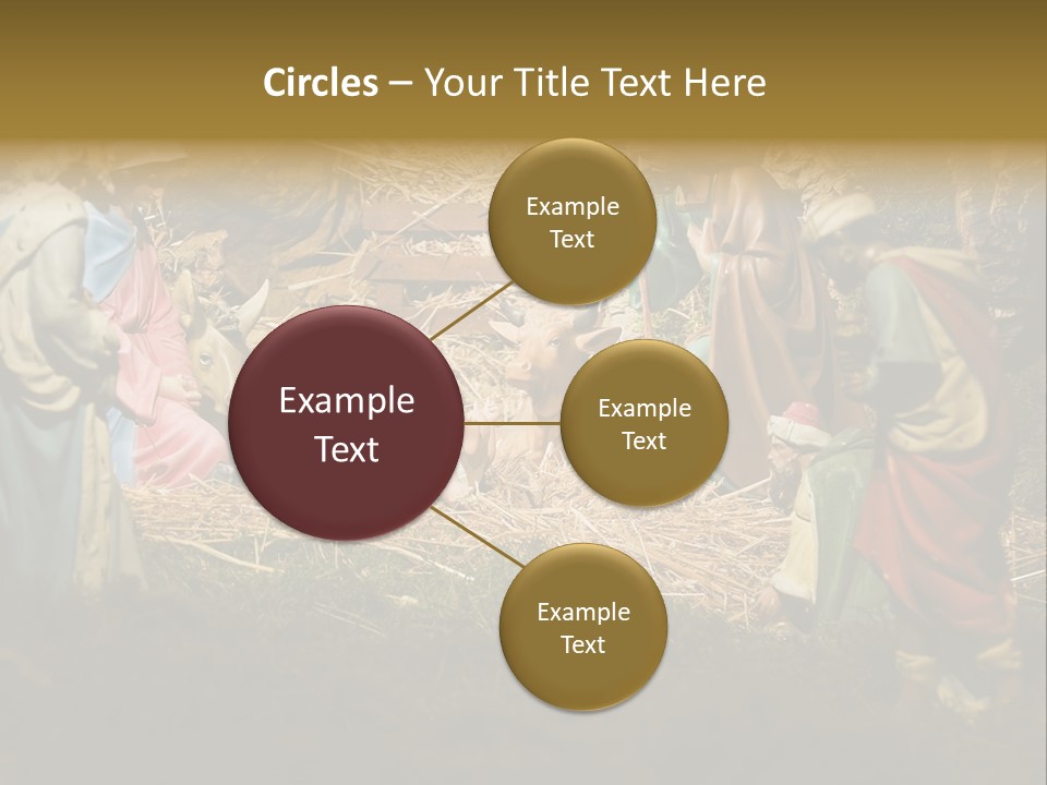 Christ Nativity PowerPoint Template