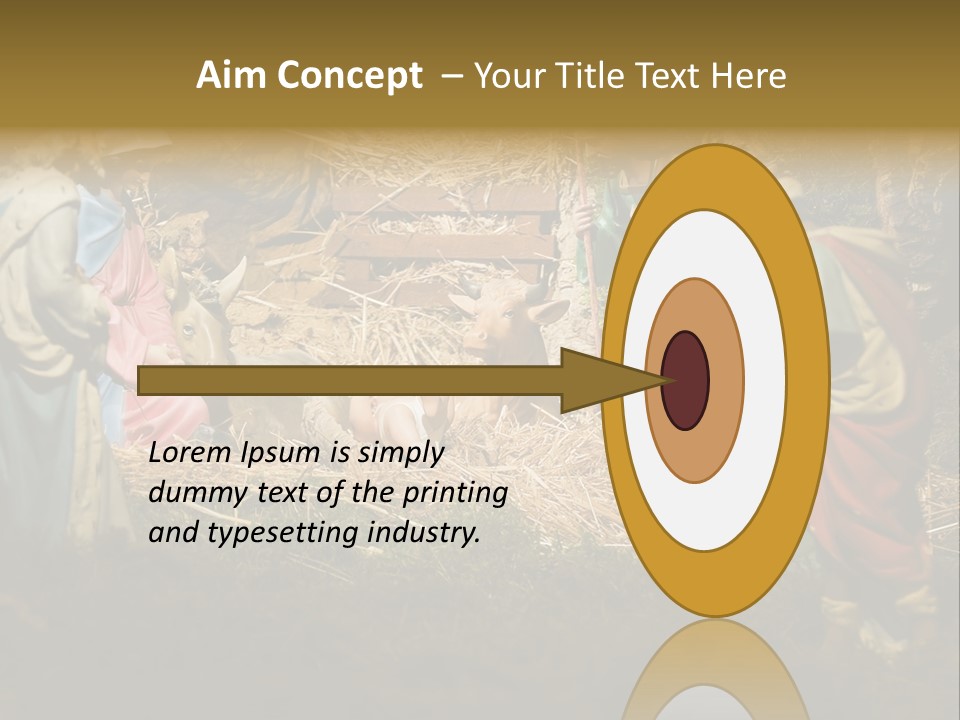 Christ Nativity PowerPoint Template