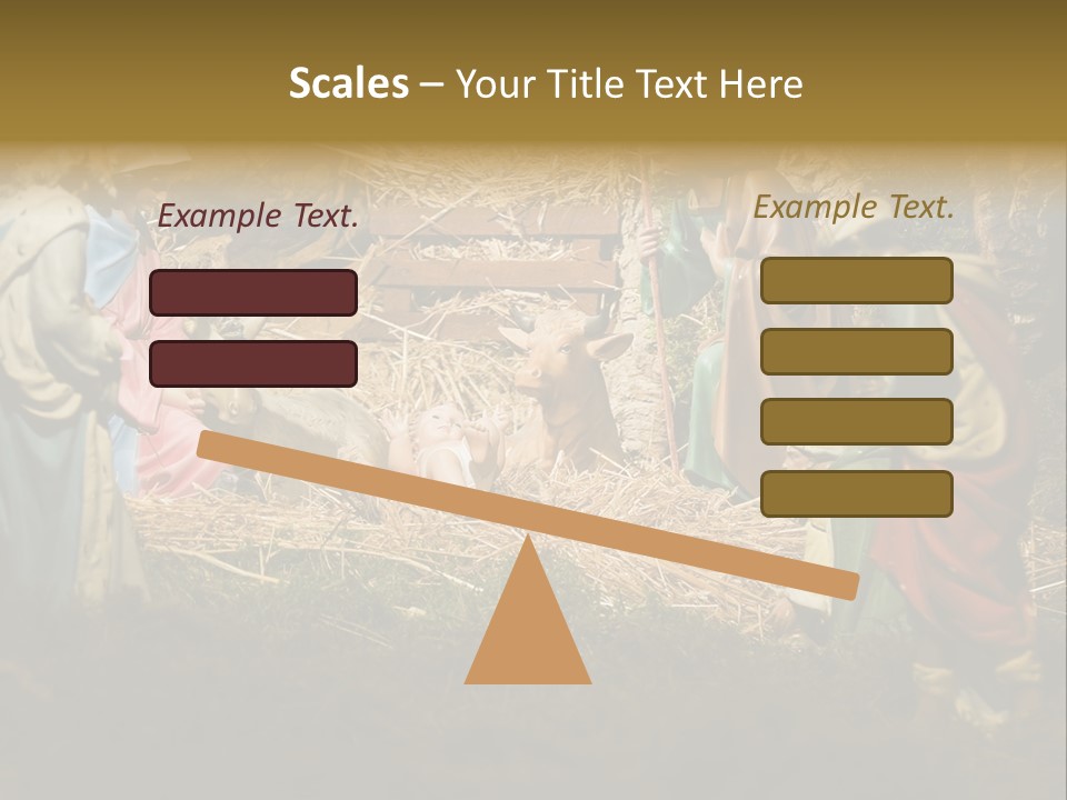 Christ Nativity PowerPoint Template