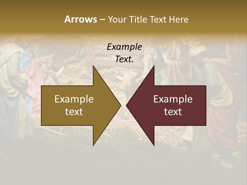 Christ Nativity PowerPoint Template