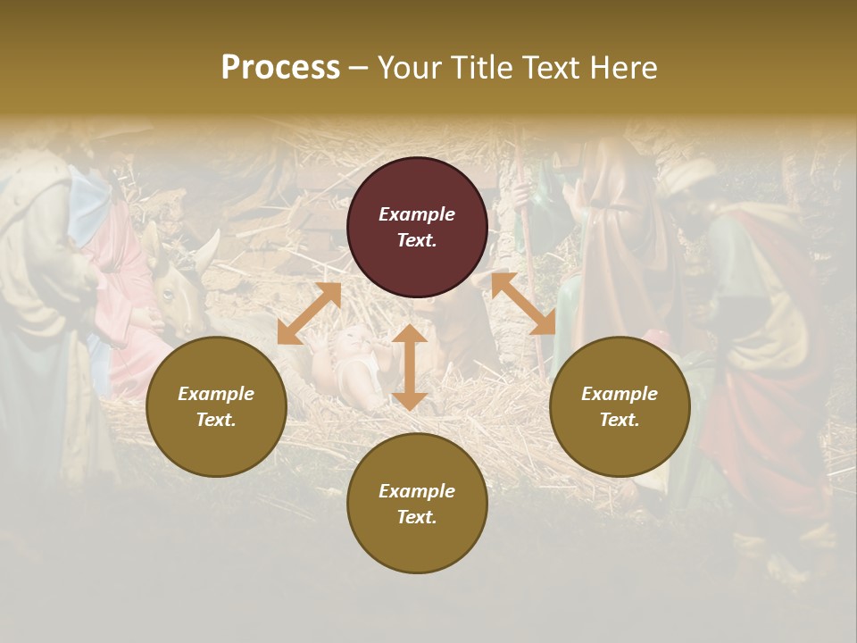 Christ Nativity PowerPoint Template