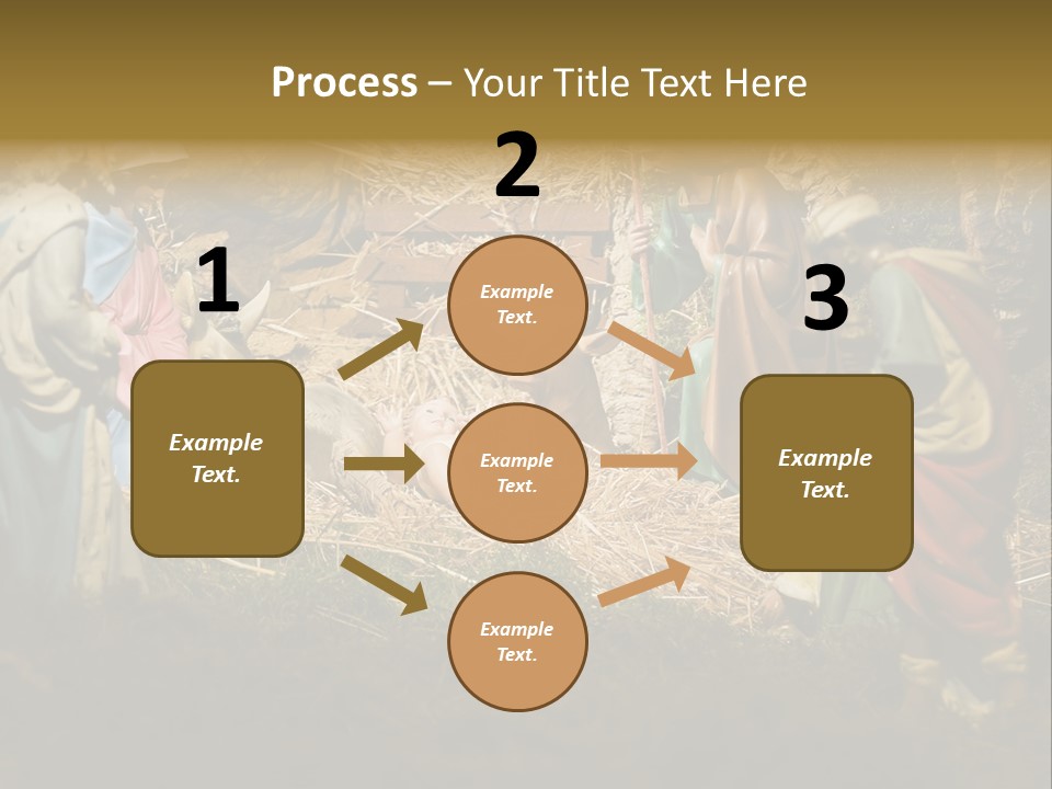 Christ Nativity PowerPoint Template