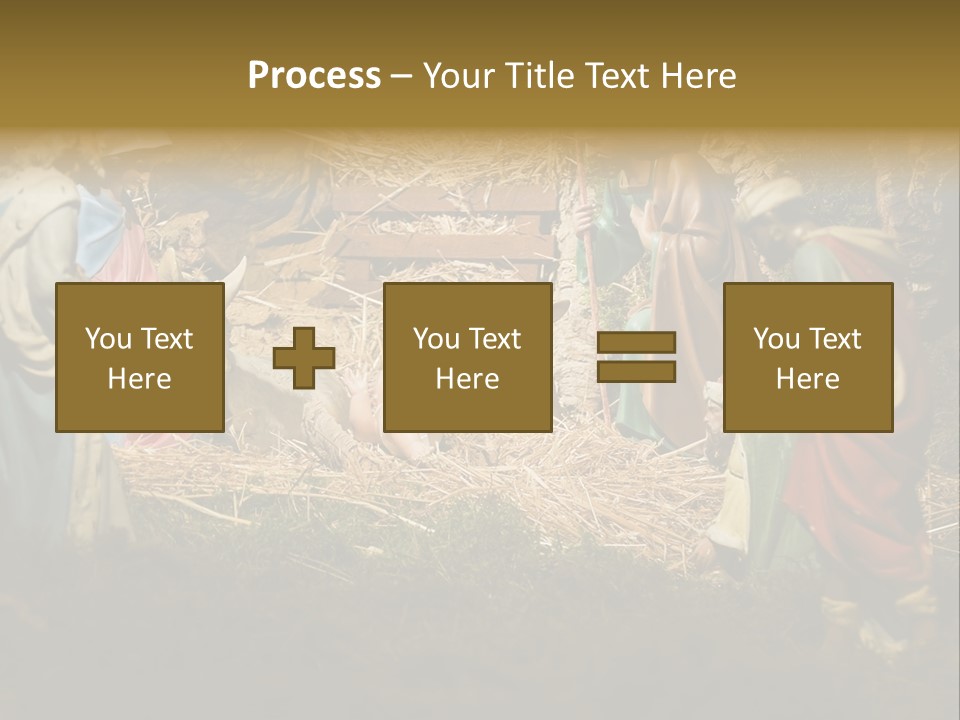 Christ Nativity PowerPoint Template