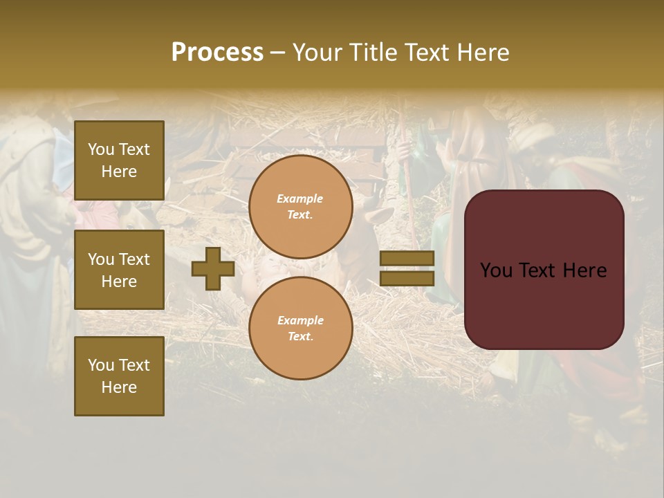 Christ Nativity PowerPoint Template