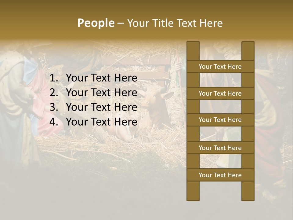 Christ Nativity PowerPoint Template