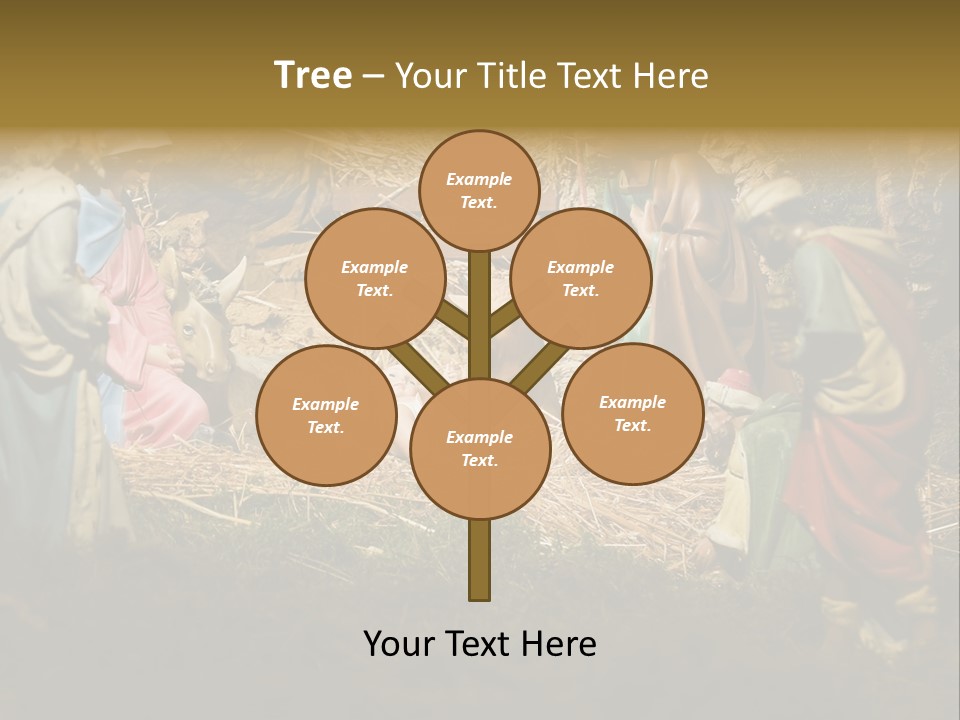 Christ Nativity PowerPoint Template