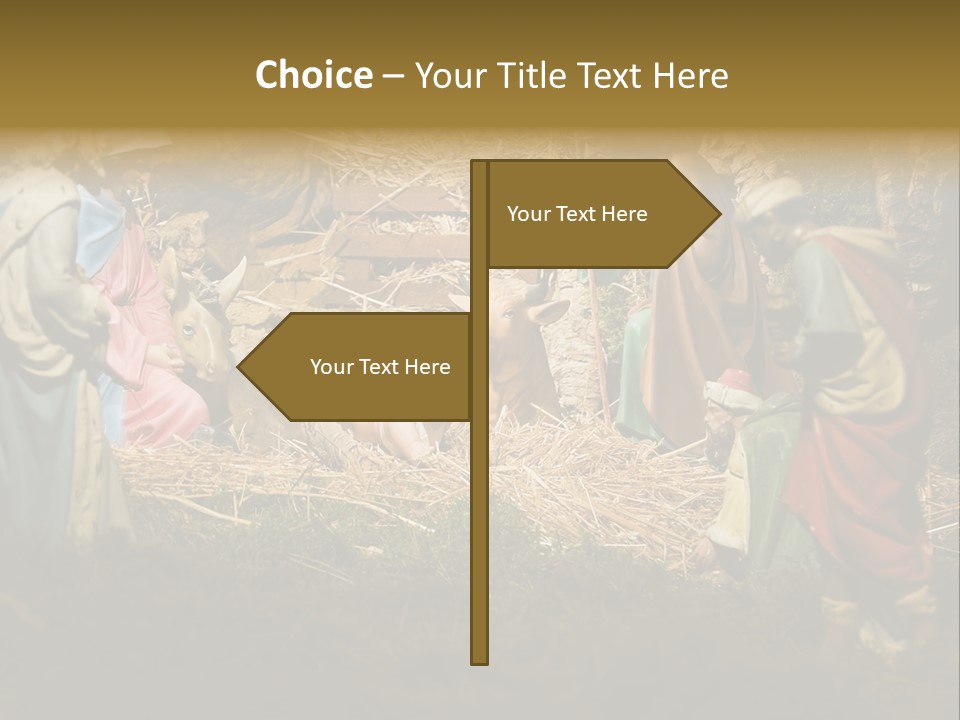 Christ Nativity PowerPoint Template