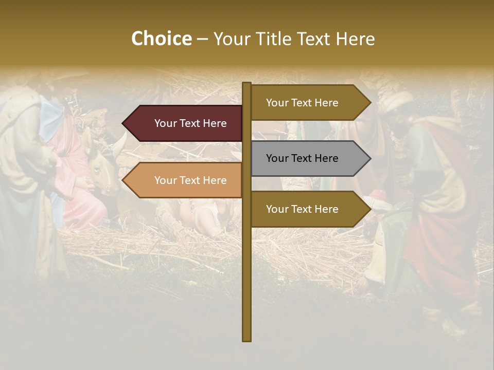 Christ Nativity PowerPoint Template