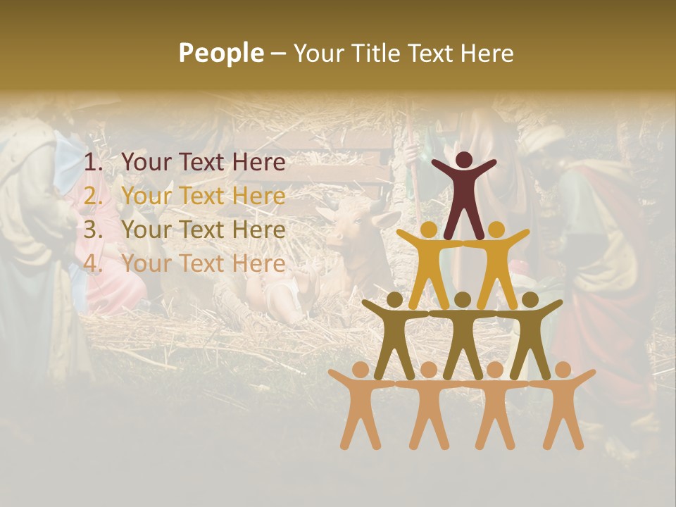 Christ Nativity PowerPoint Template