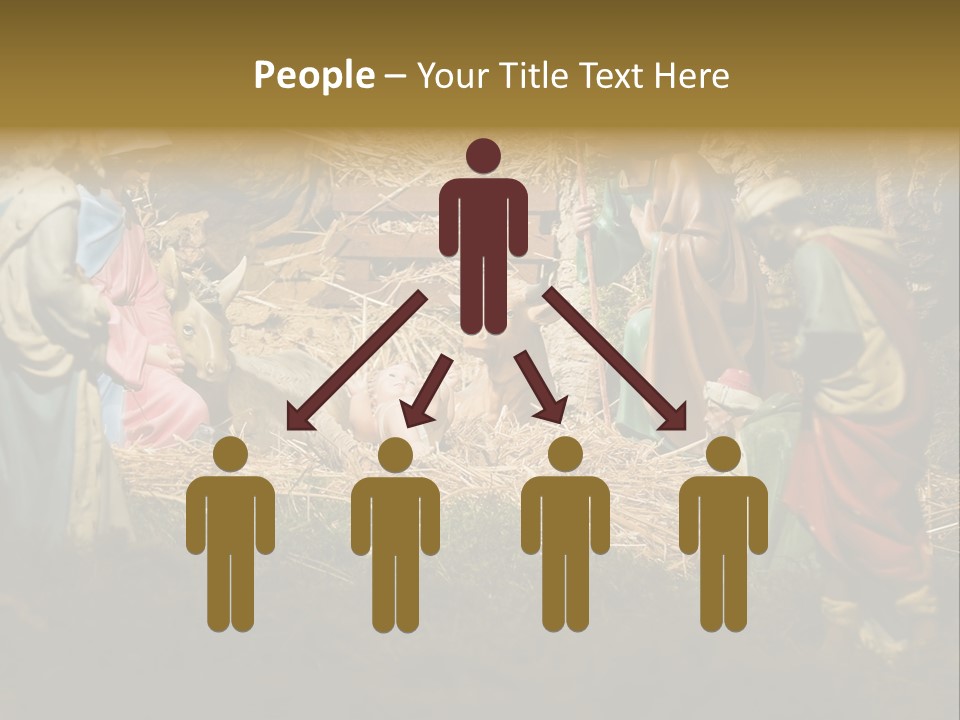 Christ Nativity PowerPoint Template