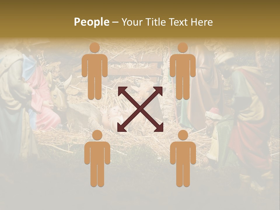 Christ Nativity PowerPoint Template