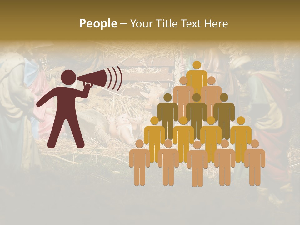 Christ Nativity PowerPoint Template