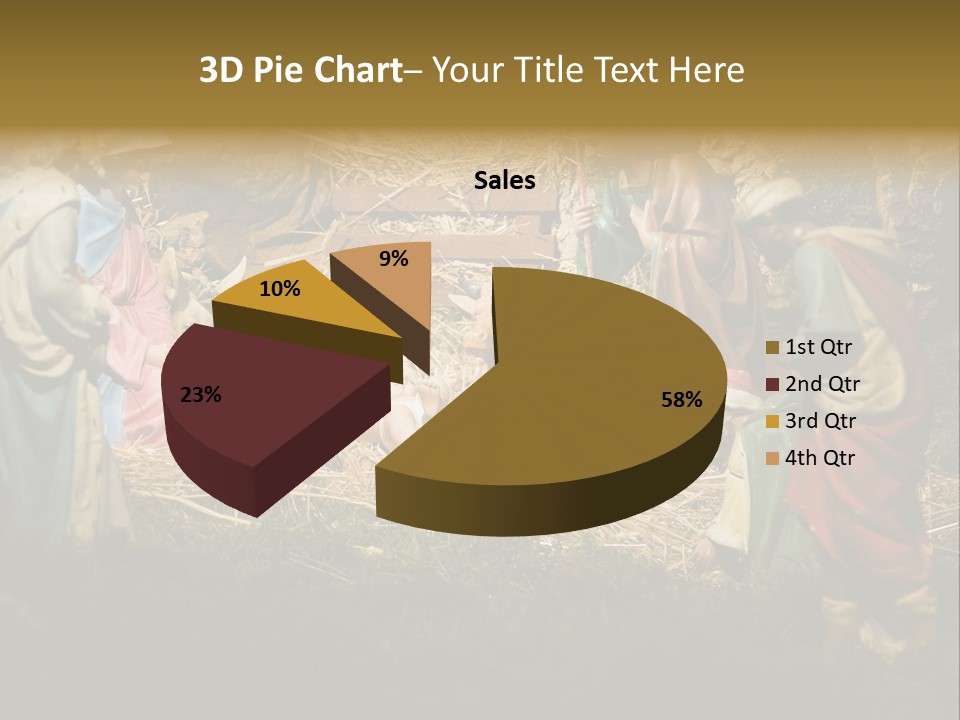 Christ Nativity PowerPoint Template