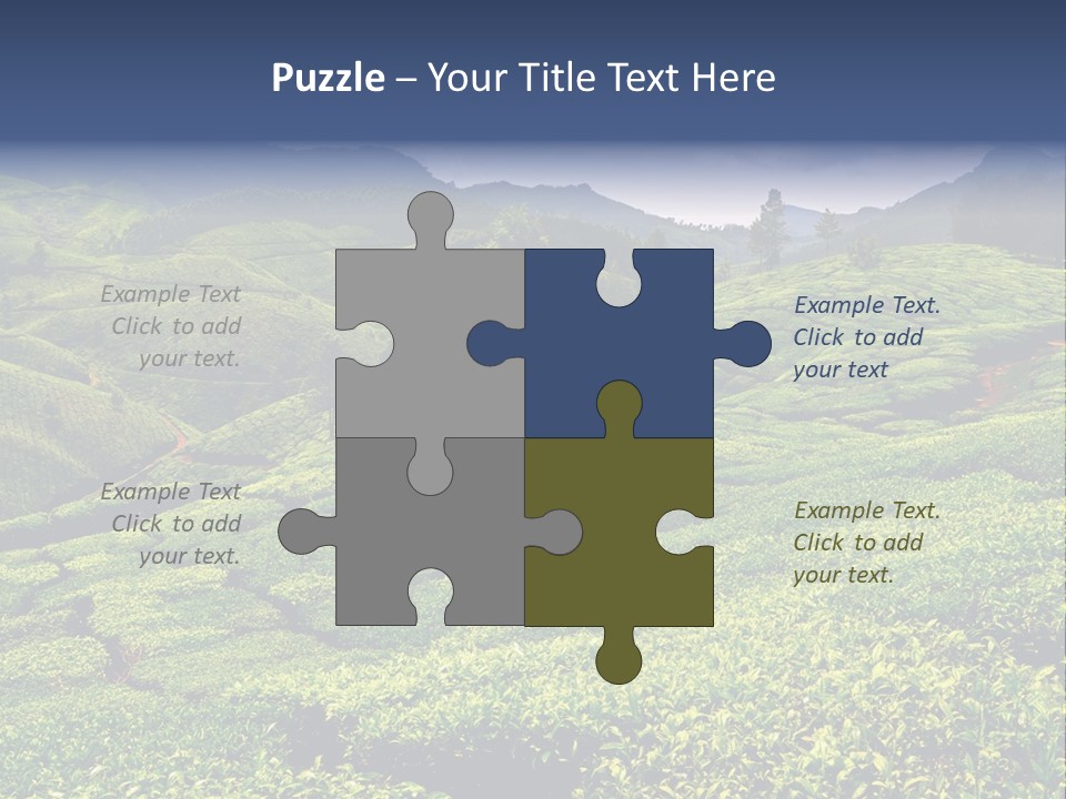 Plantation In Kerala PowerPoint Template