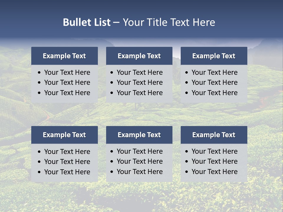 Plantation In Kerala PowerPoint Template