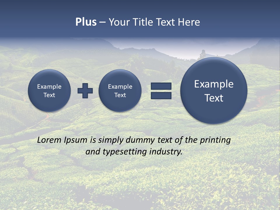 Plantation In Kerala PowerPoint Template