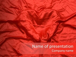Texture Textile Rippled PowerPoint Template