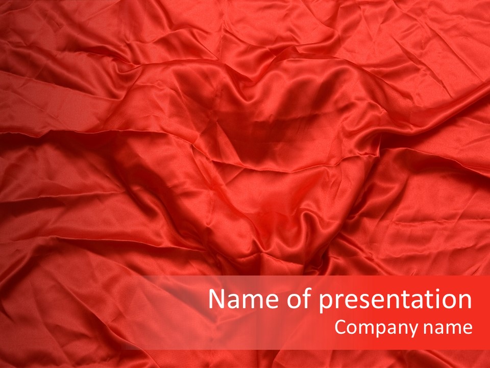 Texture Textile Rippled PowerPoint Template