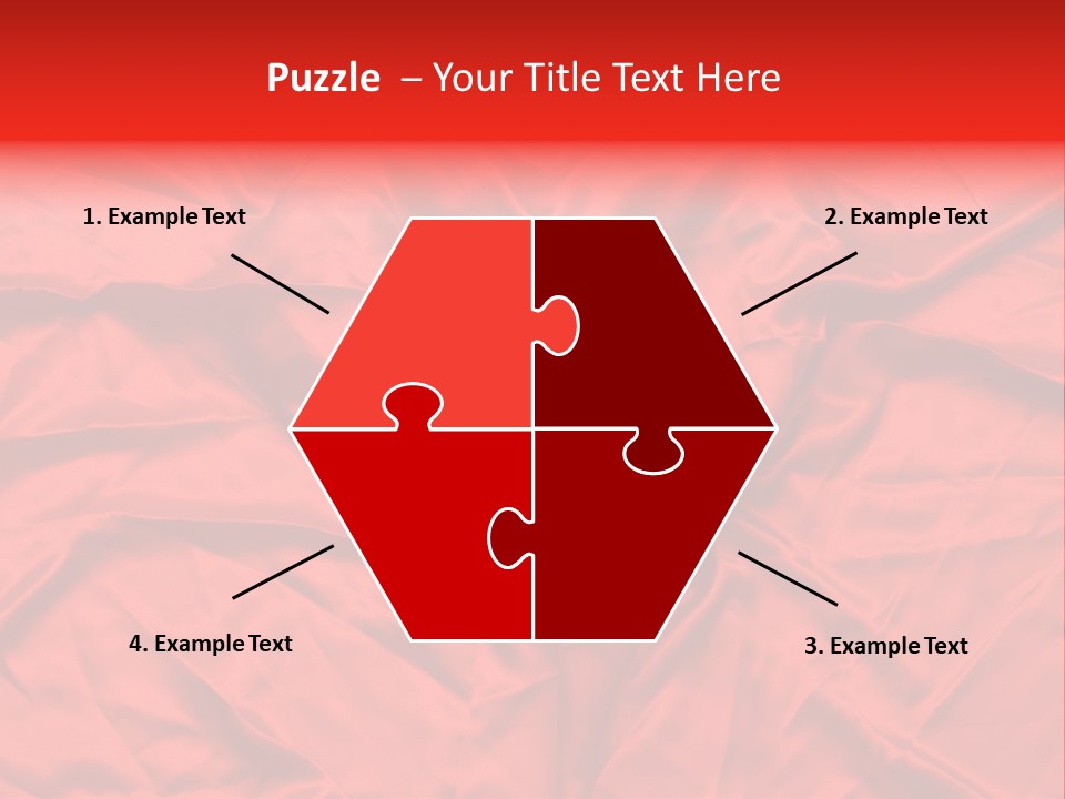 Texture Textile Rippled PowerPoint Template