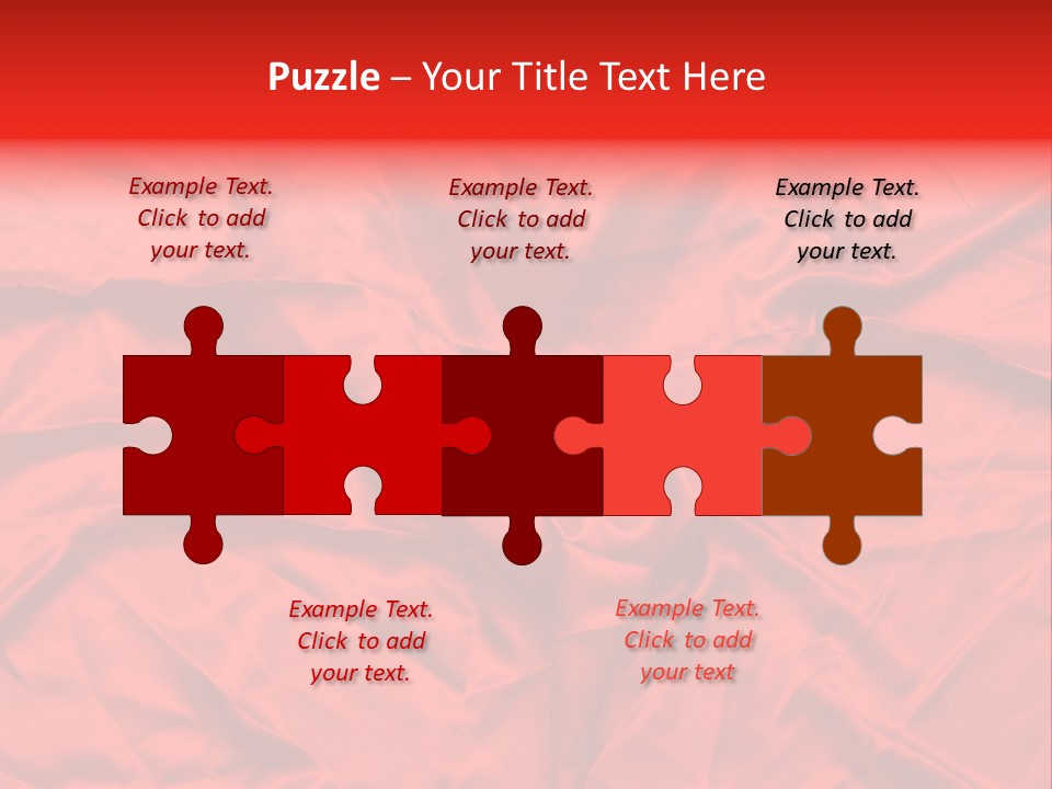 Texture Textile Rippled PowerPoint Template