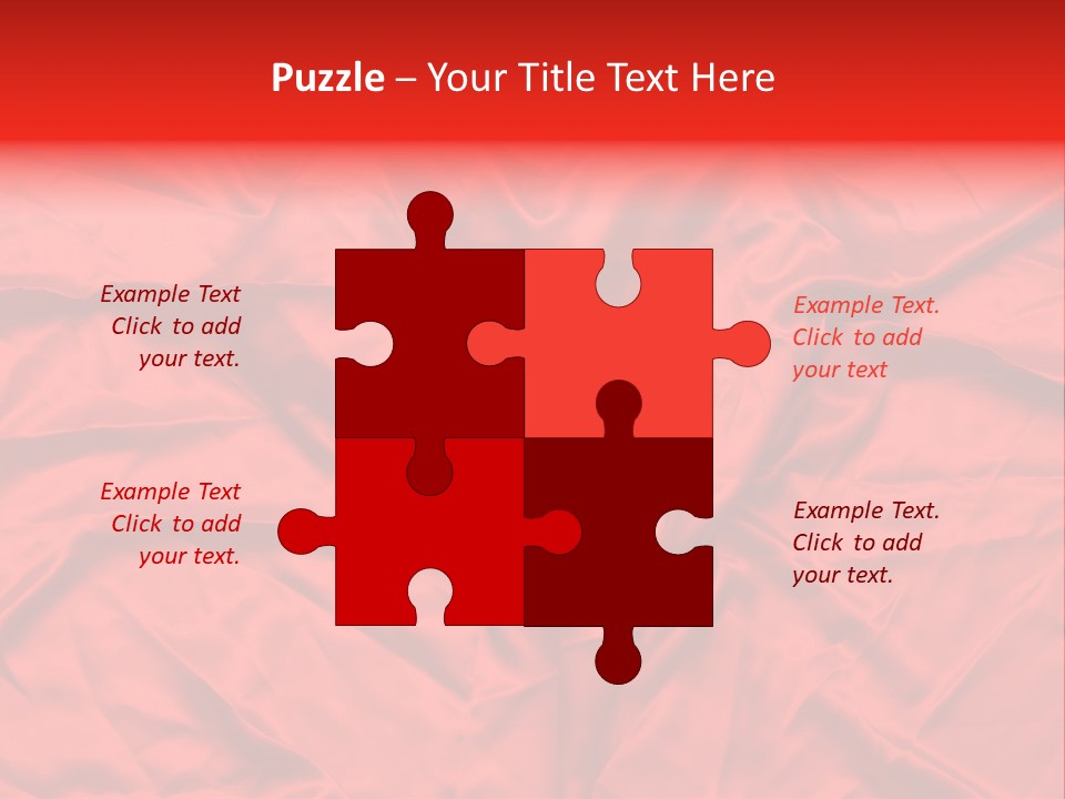 Texture Textile Rippled PowerPoint Template