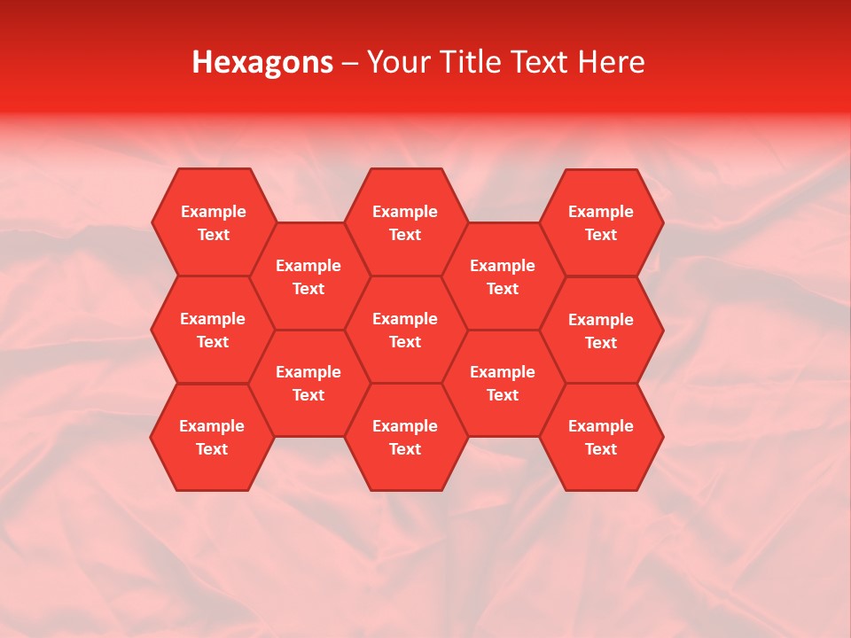 Texture Textile Rippled PowerPoint Template