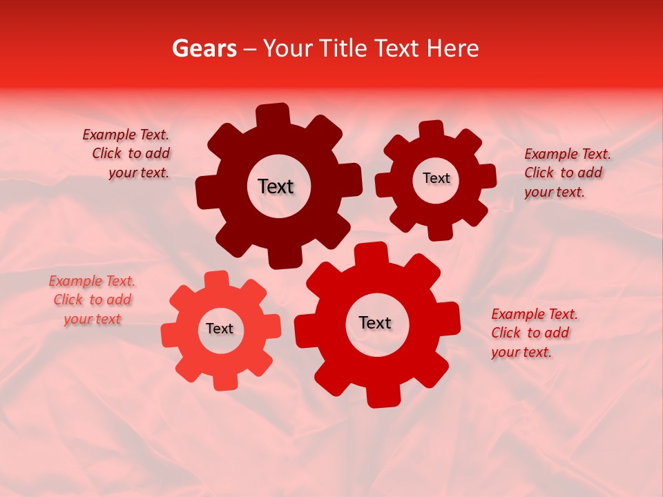 Texture Textile Rippled PowerPoint Template