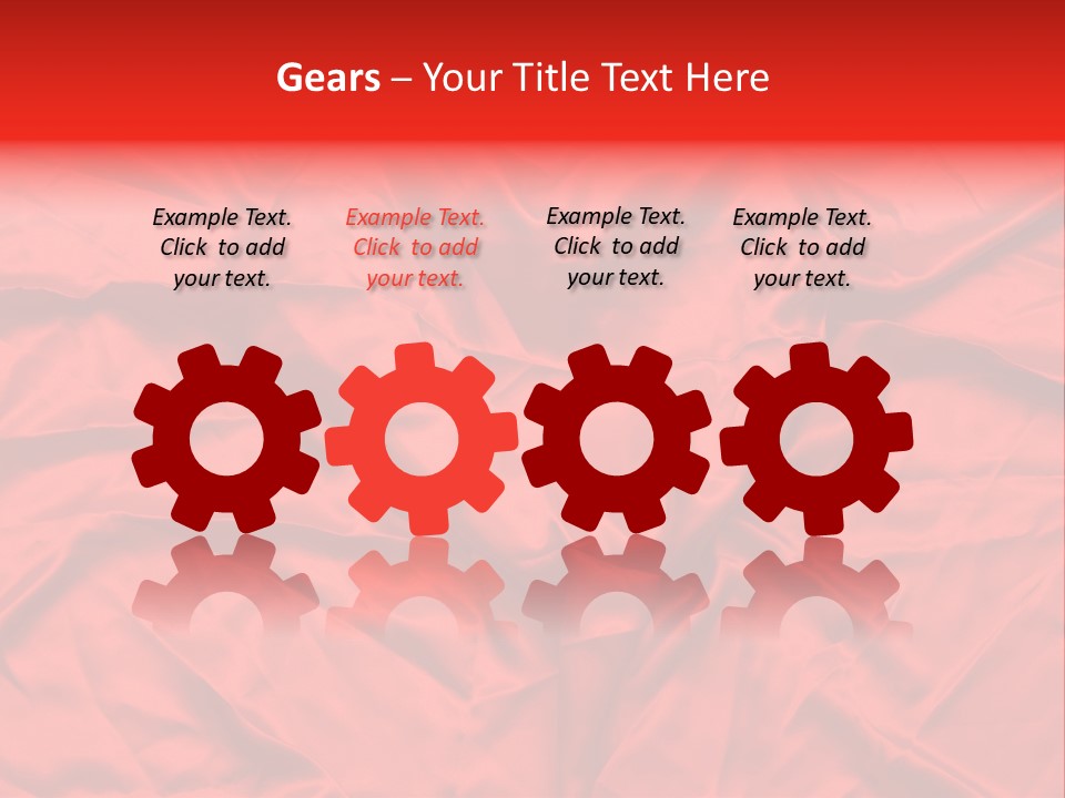 Texture Textile Rippled PowerPoint Template