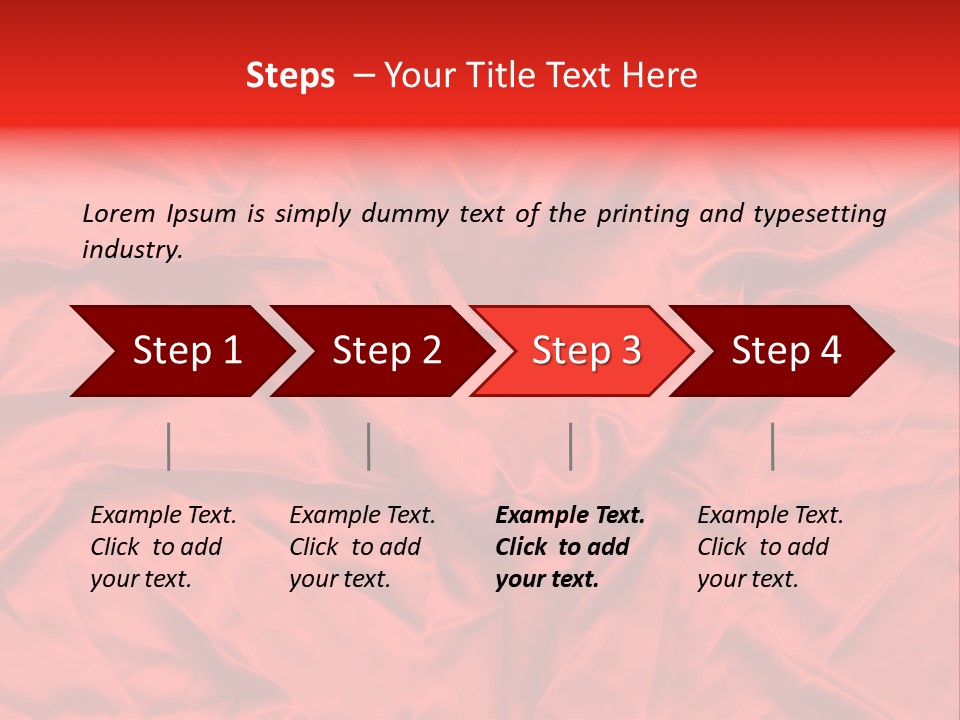 Texture Textile Rippled PowerPoint Template