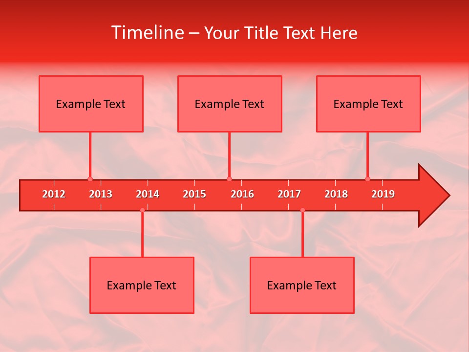 Texture Textile Rippled PowerPoint Template