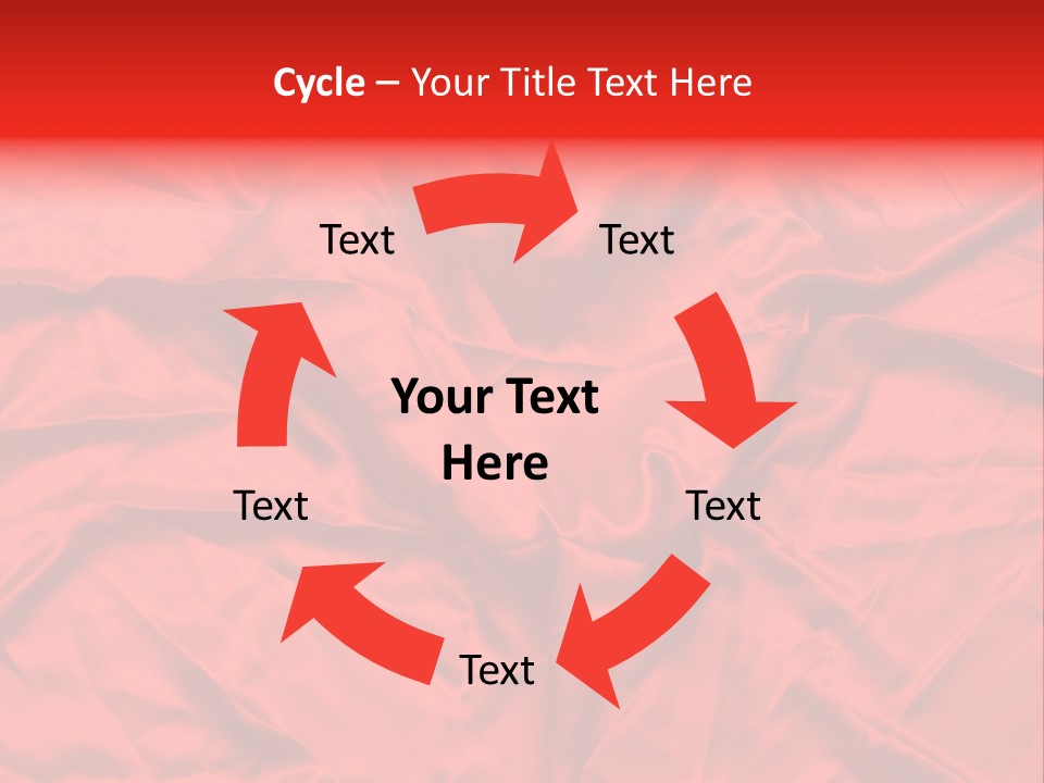 Texture Textile Rippled PowerPoint Template