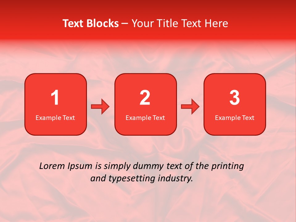 Texture Textile Rippled PowerPoint Template