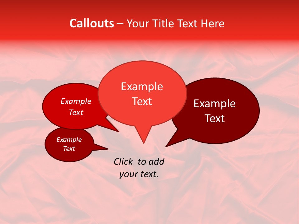 Texture Textile Rippled PowerPoint Template