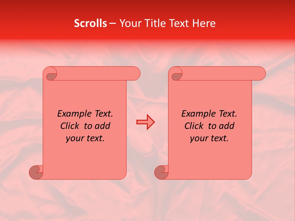 Texture Textile Rippled PowerPoint Template