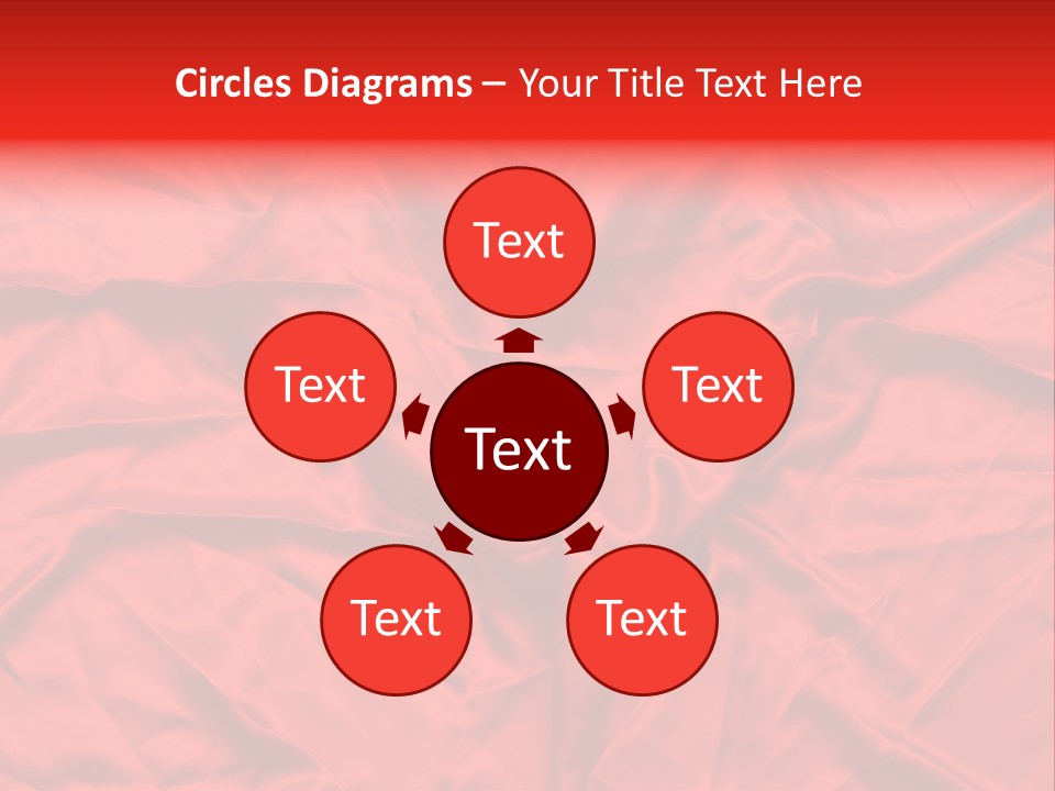 Texture Textile Rippled PowerPoint Template