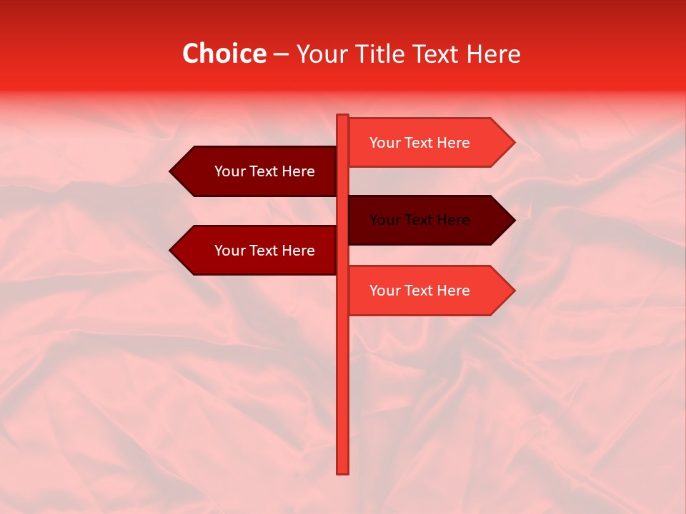 Texture Textile Rippled PowerPoint Template