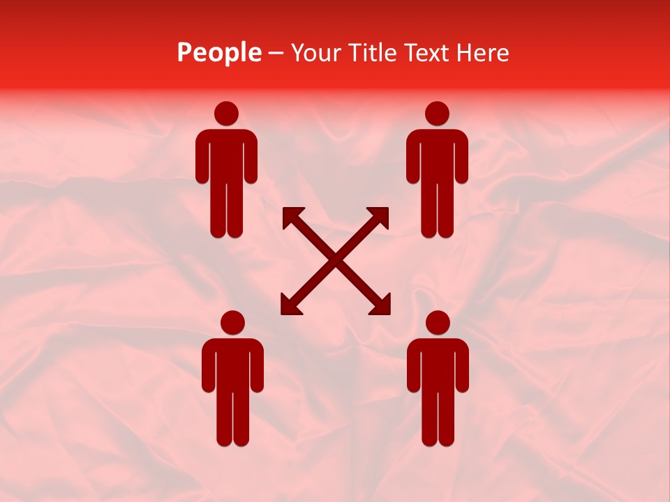 Texture Textile Rippled PowerPoint Template