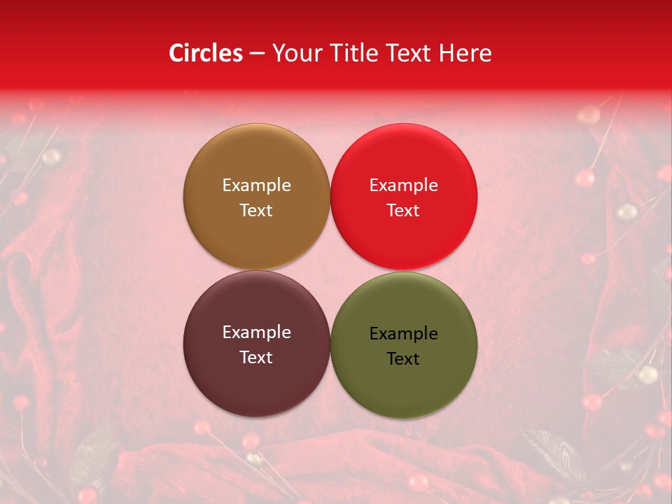 Christmas Garland PowerPoint Template