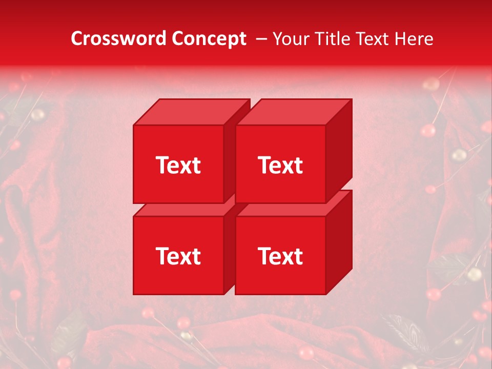 Christmas Garland PowerPoint Template