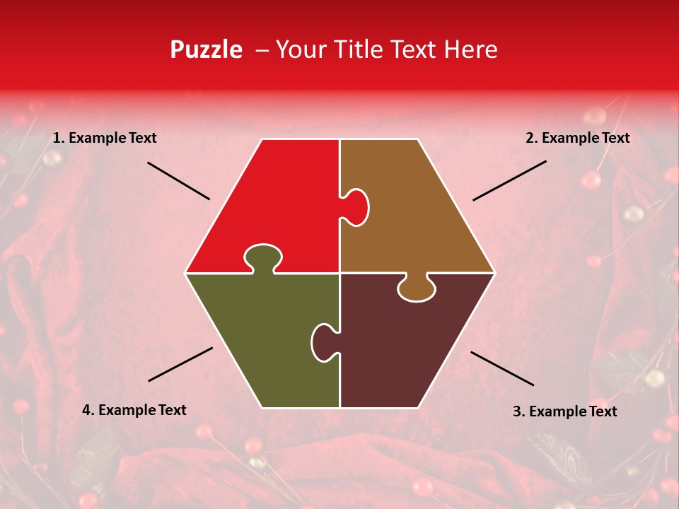 Christmas Garland PowerPoint Template