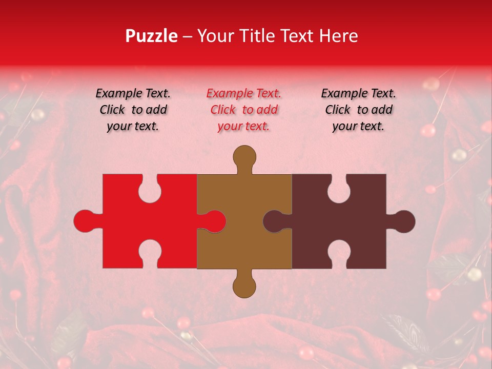 Christmas Garland PowerPoint Template