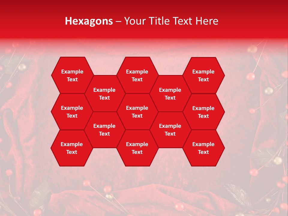 Christmas Garland PowerPoint Template