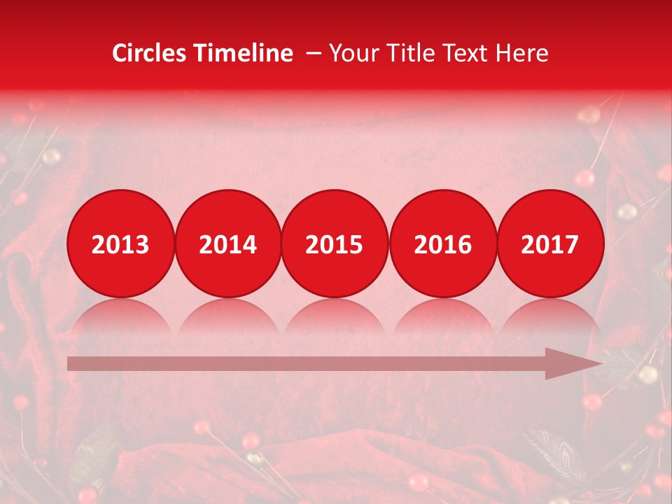 Christmas Garland PowerPoint Template